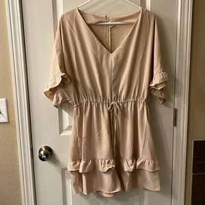 Size large cream romper
